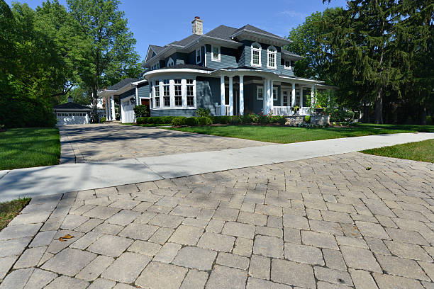 Residential Paver Driveway in Hayfield, MN